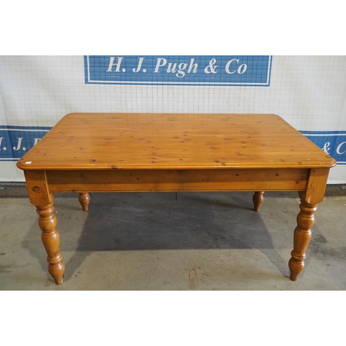 188 - Wooden farmhouse kitchen table 60x36