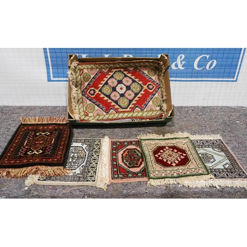 528 - Assorted rug and carpet samples