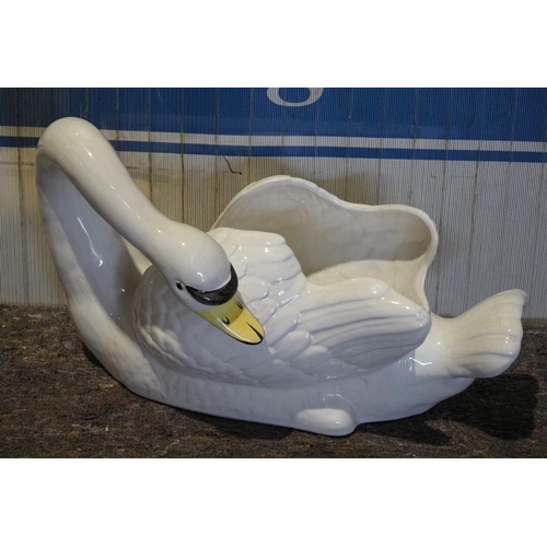 267 - Large ceramic swan