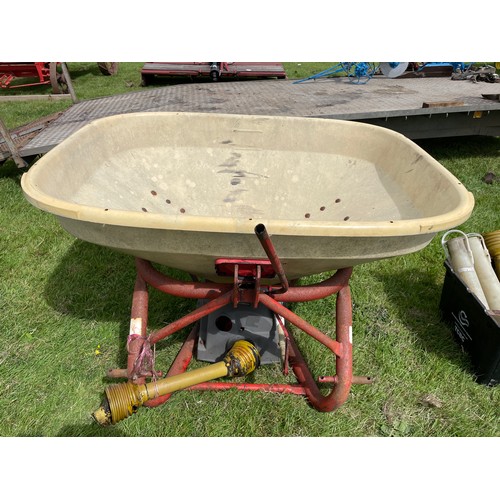 795 - Vicon fertiliser spreader, including 6 manuals and charts in office