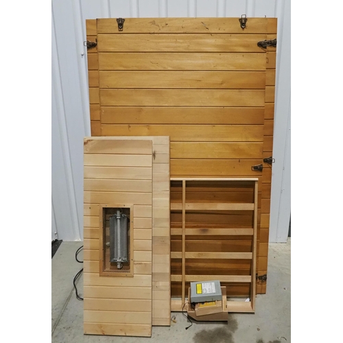 574 - Clip together sauna with control panels