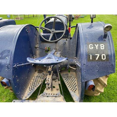 690 - Fordson standard tractor. Reg GYB170.