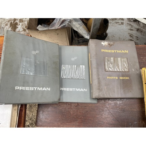 895 - Priestman parts books