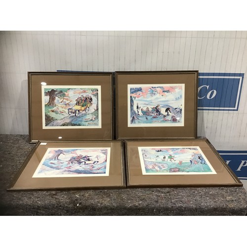 591 - 4- Framed prints