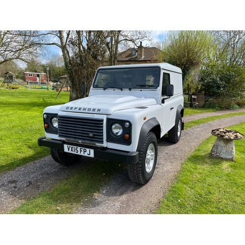 408 - Land Rover Defender 90 Hard Top 2015
34,900 miles. Genuine Land Rover Boost Alloys. Electric windows... 