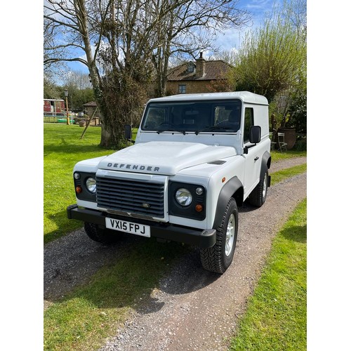 408 - Land Rover Defender 90 Hard Top 2015
34,900 miles. Genuine Land Rover Boost Alloys. Electric windows... 