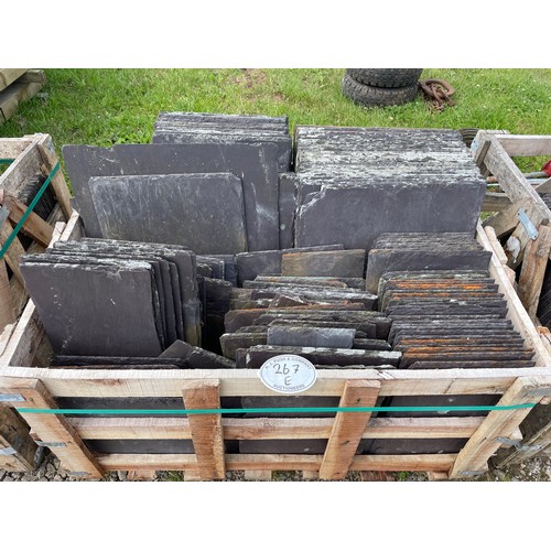 267E - Pallet of Welsh slates