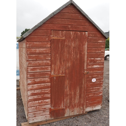 185 - Large wooden garden shed