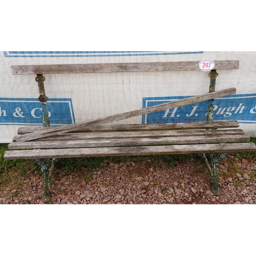 247 - Garden bench