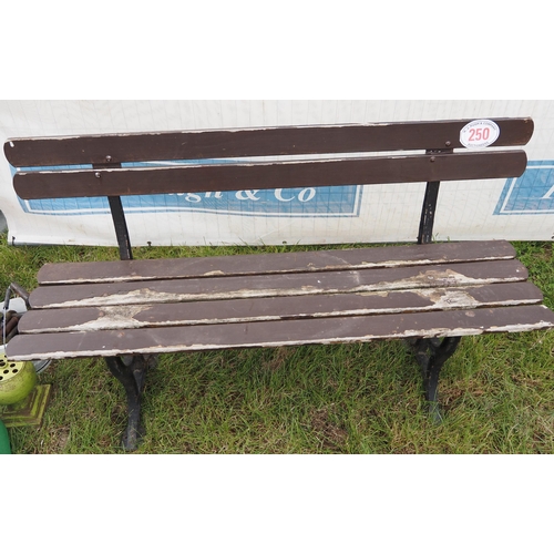 250 - Garden bench