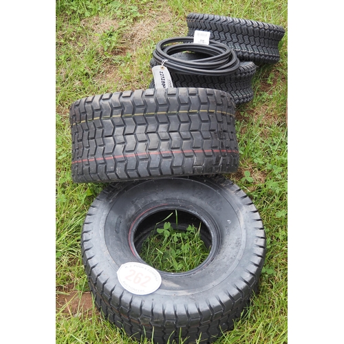 262 - New mower tyres