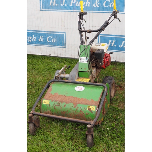 303 - Pedestrian flail mower with manual in office