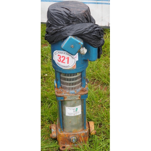 321 - Single phase water pump