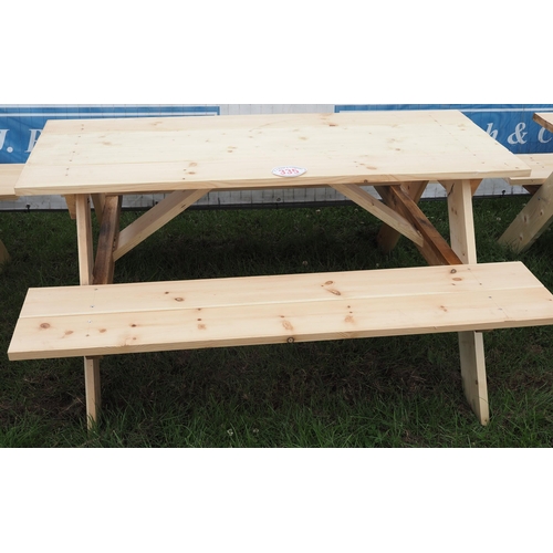 335 - Picnic bench 5ft