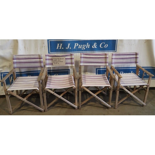 856 - 4- Directors chairs