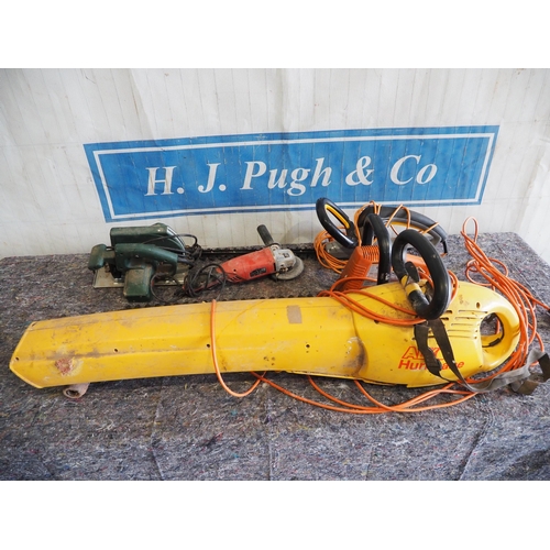 884 - Hedge cutters, electric blower and other power tools