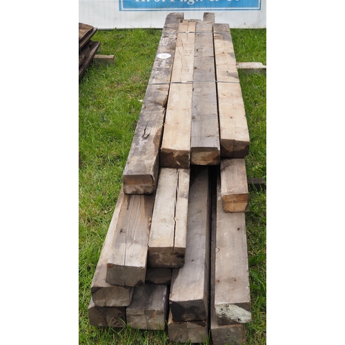 1669 - Reclaimed timbers average 3.9Mx110x80 -16