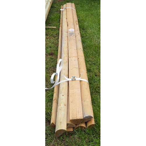 1686 - Half round rails 3.6M -8