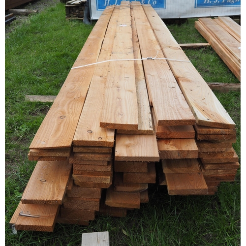 1698 - Cedar boards 4.8M mixed