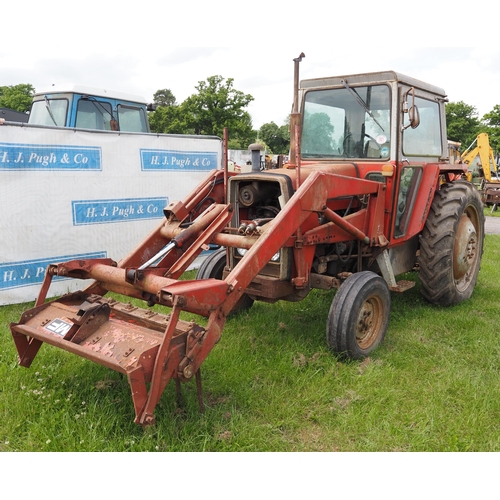 1921 - Massey Ferguson 590 tractor with loader fork and bucket. showing 3282 hours. YAD 510S.  V5.  Runner.... 