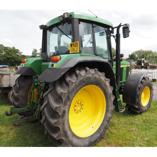 2068 - John Deere 6610 4wd tractor. 521 UVJ. 11689 hours recorded. Service record, tidy, off farm, A/C, air... 