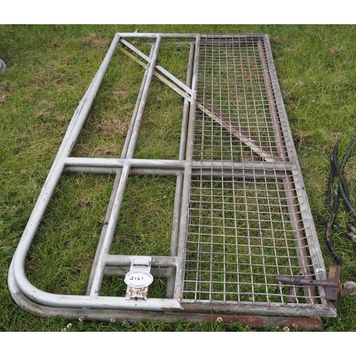 2161 - Galvanised gates 9ft -2