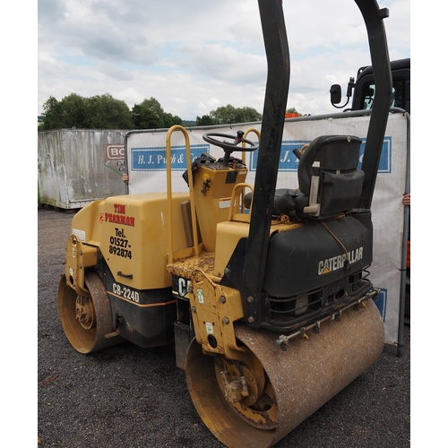 2187 - Cat CB-224D Roll. Good working order. 1 owner from new. Genuine 996 hours.