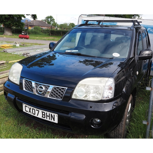 2267 - Nissan X Trail DCi. Runs, spares and repair. Reg. CX07 BHN