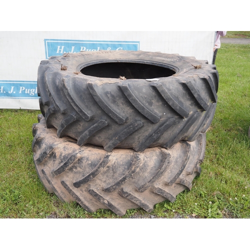 2320 - Tyres 580/70-R38 repaired -2