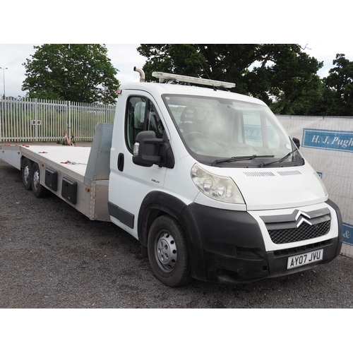 2327 - Renault Relay diesel beaver trail transporter. Runs. MOT to April 2023, 35k miles from new. MOT. Reg... 