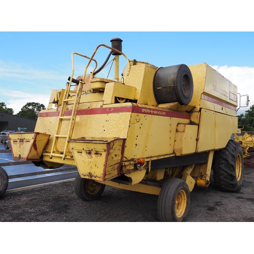 1961 - New Holland TF42 combine with 20ft header. 1984. Reg. B499 WHJ. V5