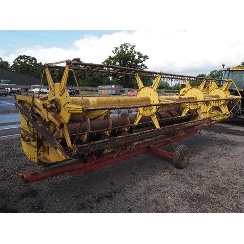 1961 - New Holland TF42 combine with 20ft header. 1984. Reg. B499 WHJ. V5