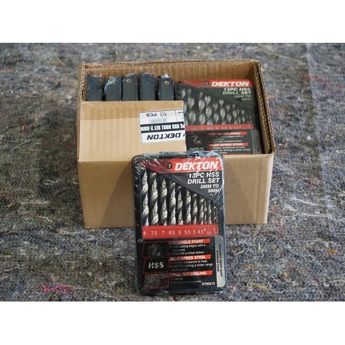 762 - 10- 13pc HSS drill sets