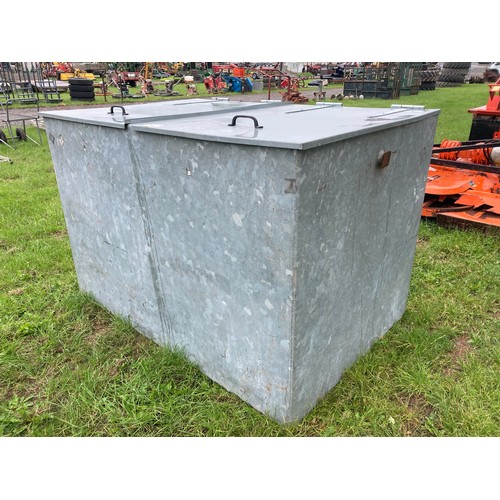 2337A - Galvanised feed bin 6ft x 4ft