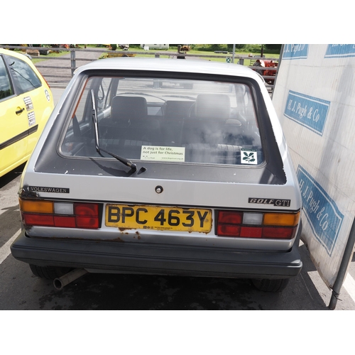 406 - VW Golf GTI Mk1. 1983. Runs and drives. One family owner from new. MOT until 4/8/22. Comes with fold... 