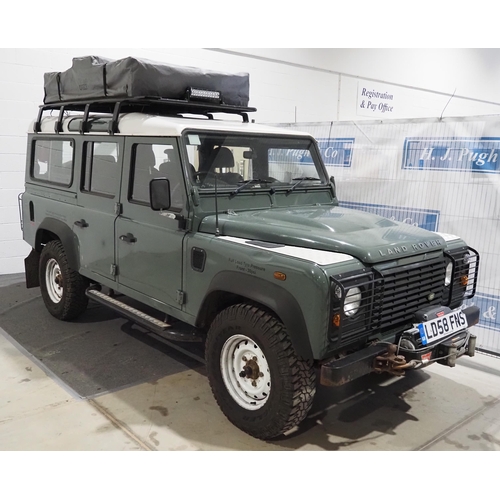 415 - Land Rover Defender 110. 2008. Ex council. MOT until 11.8.22. Runs and drives. 2.4l diesel. Comes wi... 