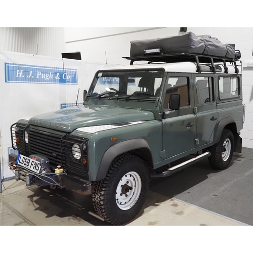 415 - Land Rover Defender 110. 2008. Ex council. MOT until 11.8.22. Runs and drives. 2.4l diesel. Comes wi... 