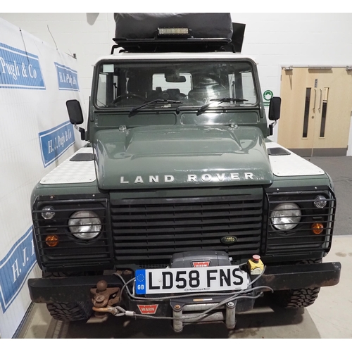 415 - Land Rover Defender 110. 2008. Ex council. MOT until 11.8.22. Runs and drives. 2.4l diesel. Comes wi... 