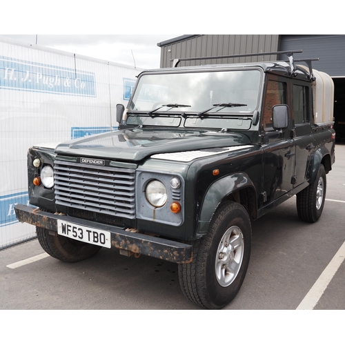 416 - Land Rover 110 double cab with Ifor Williams back. 2003. 2495cc Diesel. MOT until 5.5.23, maintained... 