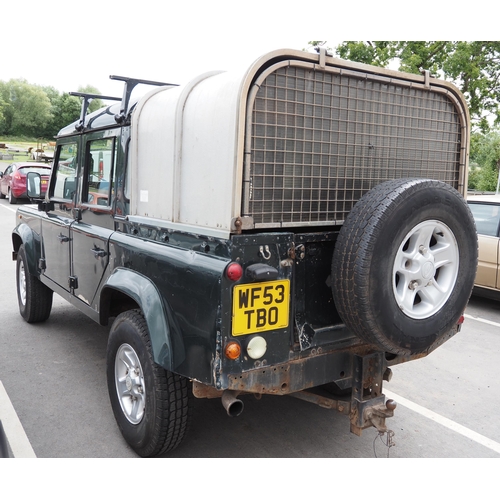 416 - Land Rover 110 double cab with Ifor Williams back. 2003. 2495cc Diesel. MOT until 5.5.23, maintained... 