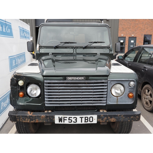 416 - Land Rover 110 double cab with Ifor Williams back. 2003. 2495cc Diesel. MOT until 5.5.23, maintained... 