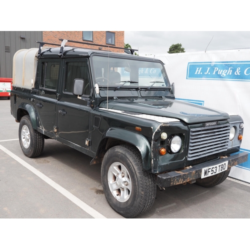 416 - Land Rover 110 double cab with Ifor Williams back. 2003. 2495cc Diesel. MOT until 5.5.23, maintained... 