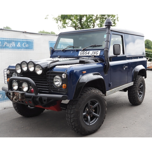 417 - Land Rover 90. 1990. Isuzu 2.8l turbo diesel engine. ZU rims, off road tyres. MOT until April 2023. ... 