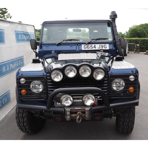 417 - Land Rover 90. 1990. Isuzu 2.8l turbo diesel engine. ZU rims, off road tyres. MOT until April 2023. ... 