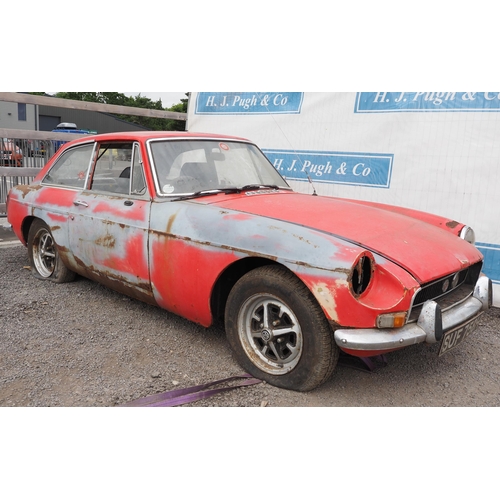 419 - MGB GT Saloon. 1.8l petrol. 1970. From a collection, has had reconditioned Gold Seal engine before s... 