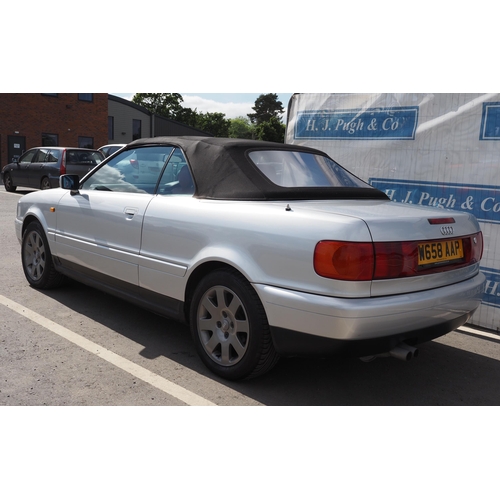 424 - Audi 80 convertible 2.6l V6. 10 Month MOT. Comes with owners manuals and some history, needs alterna... 