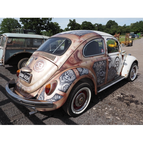 428 - VW Beetle 1300cc, 1970. New interior with Porsche seats, electric windows, safari front screen. Cust... 