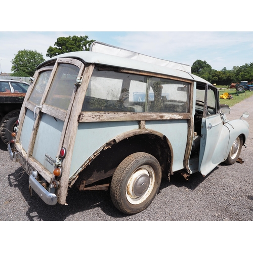 429 - Morris Minor 1000 Estate, 1969, project. Good interior. Reg. MNH 402H. V5