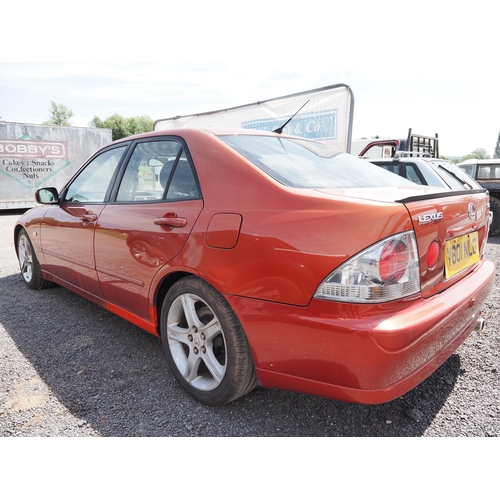 430 - Lexus IS 200 SE, 2L petrol, 1999. Has been stood for 6 months. Needs new clutch.  MOT until 29/9/22.... 