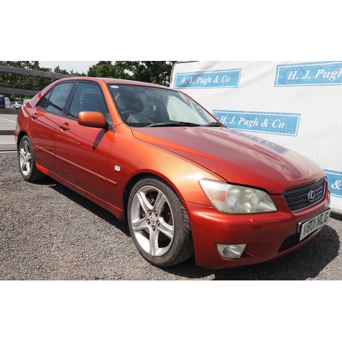 430 - Lexus IS 200 SE, 2L petrol, 1999. Has been stood for 6 months. Needs new clutch.  MOT until 29/9/22.... 